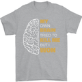 Brain Cancer Aneurysm Awareness Mens T-Shirt 100% Cotton Sports Grey