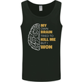 Brain Cancer Aneurysm Awareness Mens Vest Tank Top Black