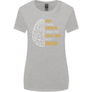 Brain Cancer Aneurysm Awareness Womens Wider Cut T-Shirt Sports Grey