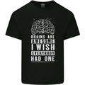 Brains Are Awesome Funny Sarcastic Slogan Kids T-Shirt Childrens Black