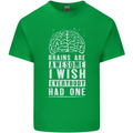 Brains Are Awesome Funny Sarcastic Slogan Kids T-Shirt Childrens Irish Green