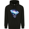 Brainstorm SCI-FI Skull Gothic Space Childrens Kids Hoodie Black