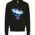 Brainstorm SCI-FI Skull Gothic Space Kids Sweatshirt Jumper Black