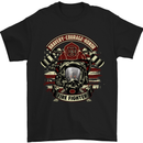 Bravery Courage Honour Firefighter Fireman Mens T-Shirt Cotton Gildan Black