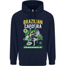 Brazilian Capoeira Mixed Martial Arts MMA Childrens Kids Hoodie Navy Blue