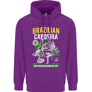 Brazilian Capoeira Mixed Martial Arts MMA Childrens Kids Hoodie Purple