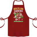 Brazilian Capoeira Mixed Martial Arts MMA Cotton Apron 100% Organic Maroon