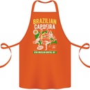 Brazilian Capoeira Mixed Martial Arts MMA Cotton Apron 100% Organic Orange