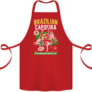 Brazilian Capoeira Mixed Martial Arts MMA Cotton Apron 100% Organic Red