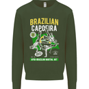 Brazilian Capoeira Mixed Martial Arts MMA Kids Sweatshirt Jumper Forest Green