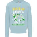 Brazilian Capoeira Mixed Martial Arts MMA Kids Sweatshirt Jumper Light Blue