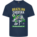 Brazilian Capoeira Mixed Martial Arts MMA Kids T-Shirt Childrens Navy Blue
