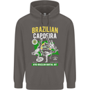 Brazilian Capoeira Mixed Martial Arts MMA Mens 80% Cotton Hoodie Charcoal