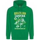 Brazilian Capoeira Mixed Martial Arts MMA Mens 80% Cotton Hoodie Irish Green