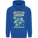 Brazilian Capoeira Mixed Martial Arts MMA Mens 80% Cotton Hoodie Royal Blue