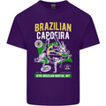Brazilian Capoeira Mixed Martial Arts MMA Mens Cotton T-Shirt Tee Top Purple