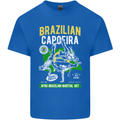 Brazilian Capoeira Mixed Martial Arts MMA Mens Cotton T-Shirt Tee Top Royal Blue