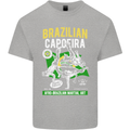 Brazilian Capoeira Mixed Martial Arts MMA Mens Cotton T-Shirt Tee Top Sports Grey