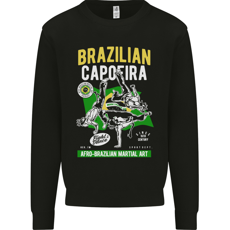 Brazilian Capoeira Mixed Martial Arts MMA Mens Sweatshirt Jumper Black