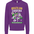 Brazilian Capoeira Mixed Martial Arts MMA Mens Sweatshirt Jumper Purple