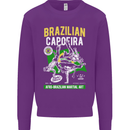 Brazilian Capoeira Mixed Martial Arts MMA Mens Sweatshirt Jumper Purple