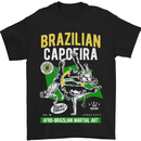 Brazilian Capoeira Mixed Martial Arts MMA Mens T-Shirt Cotton Gildan Black