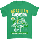Brazilian Capoeira Mixed Martial Arts MMA Mens T-Shirt Cotton Gildan Irish Green