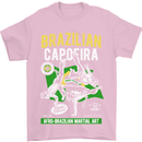 Brazilian Capoeira Mixed Martial Arts MMA Mens T-Shirt Cotton Gildan Light Pink