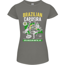 Brazilian Capoeira Mixed Martial Arts MMA Womens Petite Cut T-Shirt Charcoal