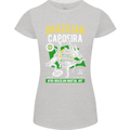 Brazilian Capoeira Mixed Martial Arts MMA Womens Petite Cut T-Shirt Sports Grey