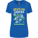 Brazilian Capoeira Mixed Martial Arts MMA Womens Wider Cut T-Shirt Royal Blue
