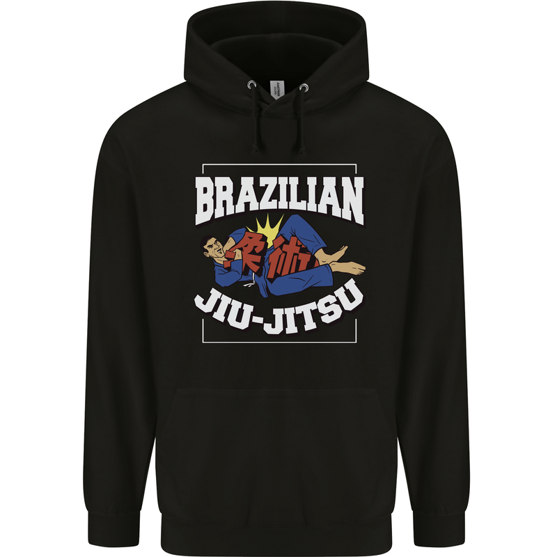 Brazilian Jiu Jitsu Childrens Kids Hoodie Black
