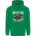 Brazilian Jiu Jitsu Childrens Kids Hoodie Irish Green