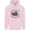 Brazilian Jiu Jitsu Childrens Kids Hoodie Light Pink