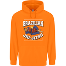 Brazilian Jiu Jitsu Childrens Kids Hoodie Orange