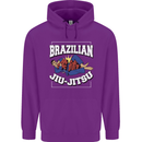 Brazilian Jiu Jitsu Childrens Kids Hoodie Purple