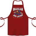 Brazilian Jiu Jitsu Cotton Apron 100% Organic Maroon