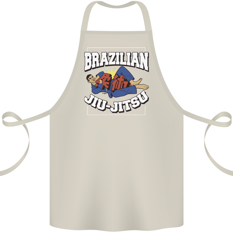 Brazilian Jiu Jitsu Cotton Apron 100% Organic Natural