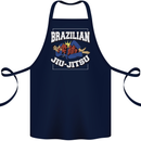 Brazilian Jiu Jitsu Cotton Apron 100% Organic Navy Blue