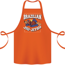 Brazilian Jiu Jitsu Cotton Apron 100% Organic Orange