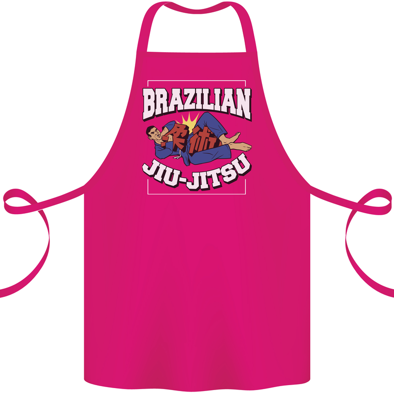 Brazilian Jiu Jitsu Cotton Apron 100% Organic Pink