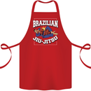 Brazilian Jiu Jitsu Cotton Apron 100% Organic Red
