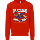 Brazilian Jiu Jitsu Kids Sweatshirt Jumper Bright Red