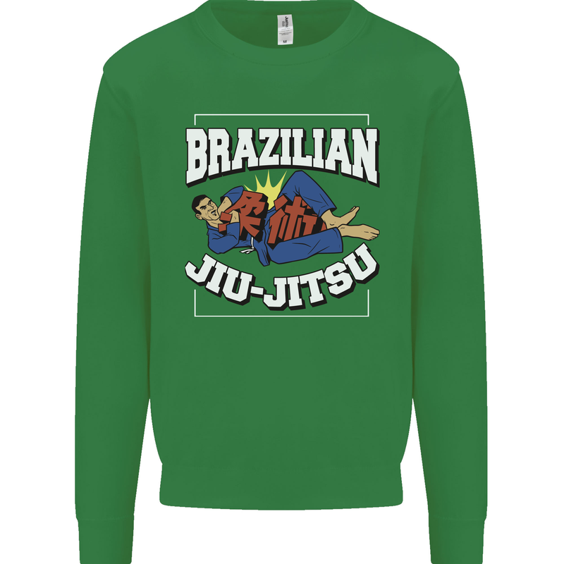 Brazilian Jiu Jitsu Kids Sweatshirt Jumper Irish Green