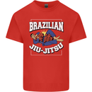 Brazilian Jiu Jitsu Kids T-Shirt Childrens Red