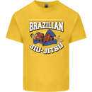 Brazilian Jiu Jitsu Kids T-Shirt Childrens Yellow