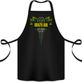 Brazilian Jiu Jitsu MMA Mixed Martial Arts Cotton Apron 100% Organic Black