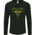 Brazilian Jiu Jitsu MMA Mixed Martial Arts Mens Long Sleeve T-Shirt Black