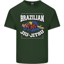 Brazilian Jiu Jitsu Mens Cotton T-Shirt Tee Top Forest Green