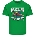 Brazilian Jiu Jitsu Mens Cotton T-Shirt Tee Top Irish Green